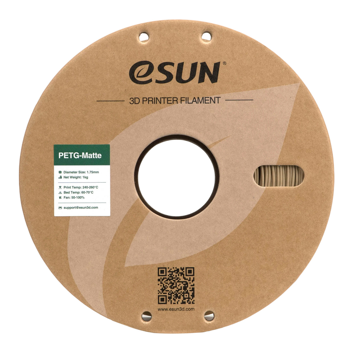 Filament PETG Matt erdbraun | eSUN