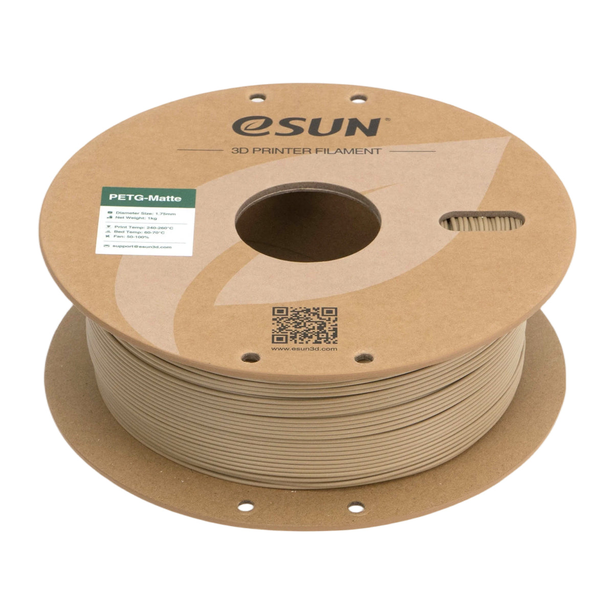 Filament PETG Matt erdbraun | eSUN