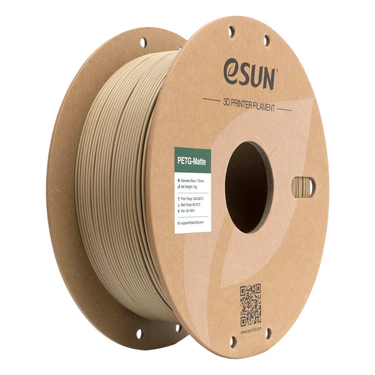 Filament PETG Matt erdbraun | eSUN