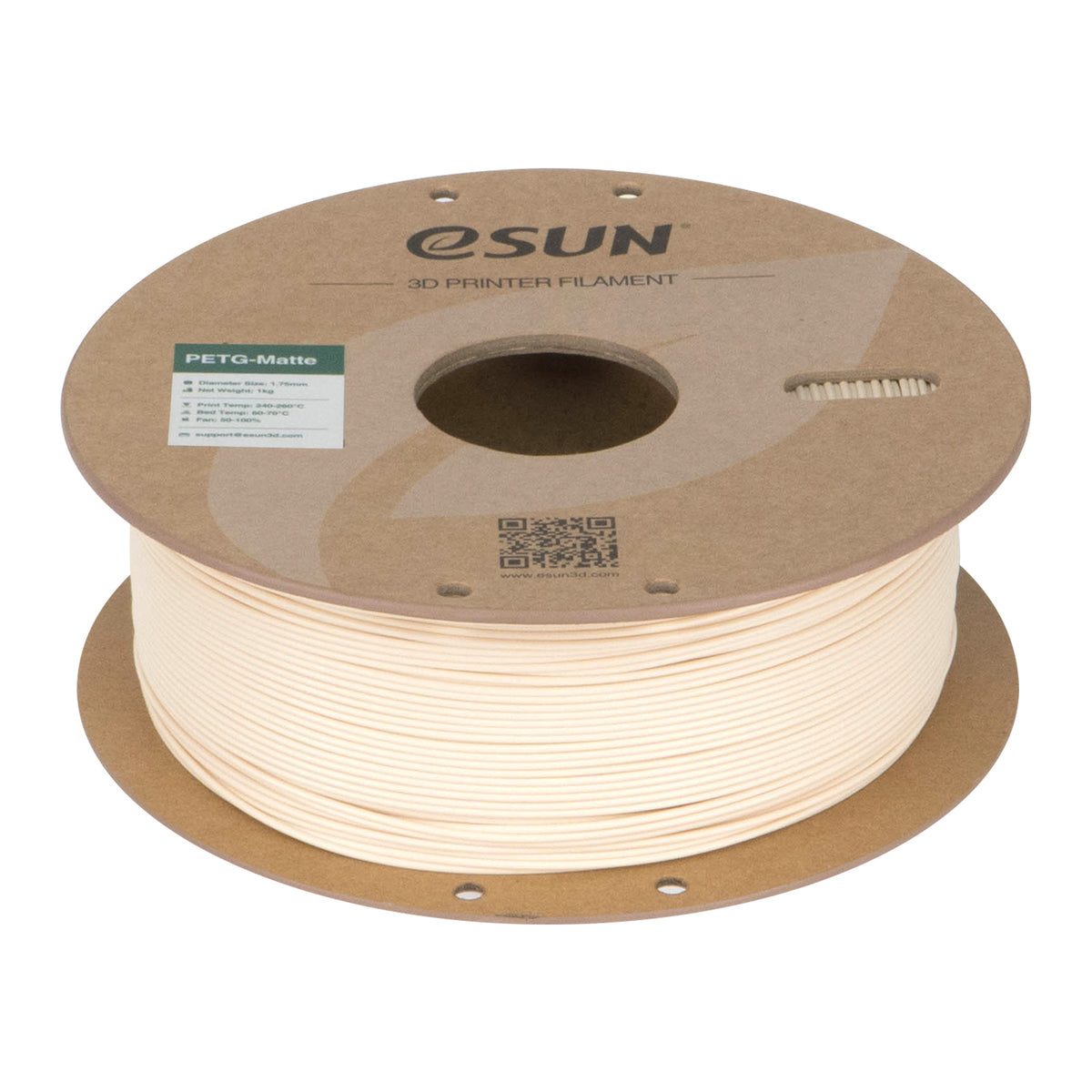 Filament PETG matte alabaster white | eSUN