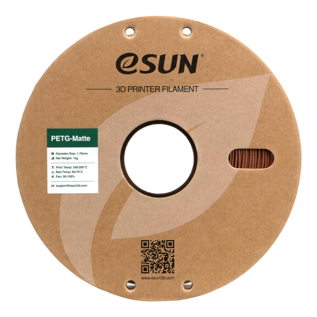 Filament PETG Matt ziegelrot | eSUN
