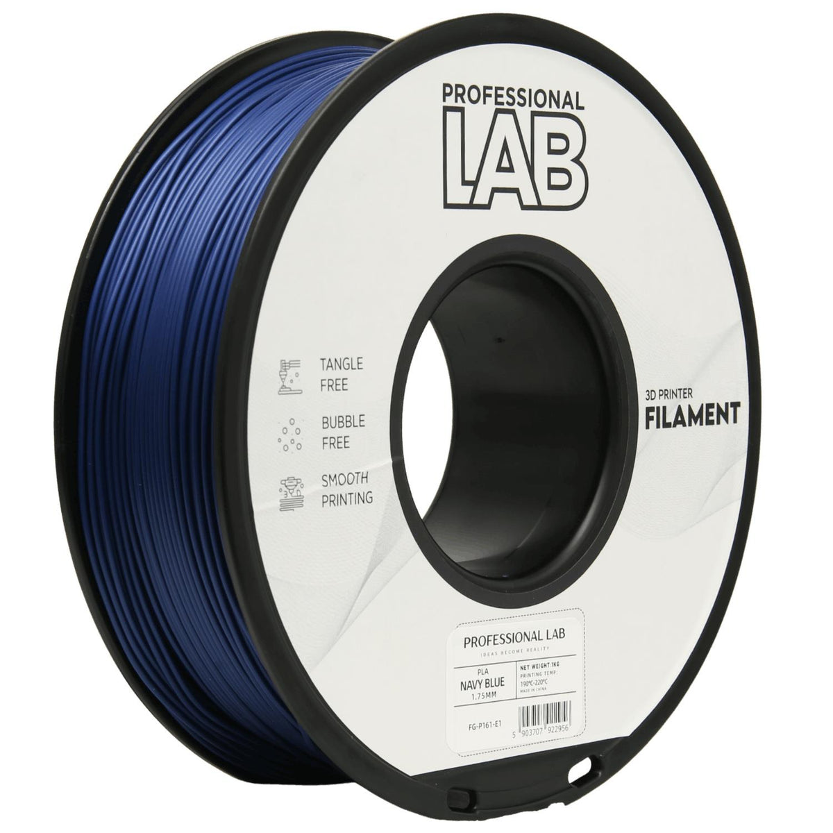 PLA Marineblau Filament Spule, Prof. Lab, 1,75 mm