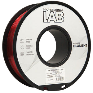 Filament PETG transparent red | Prof. Lab