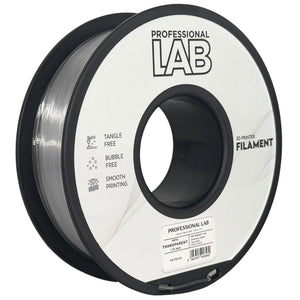 Filament aus transparentem PETG | Prof. Lab