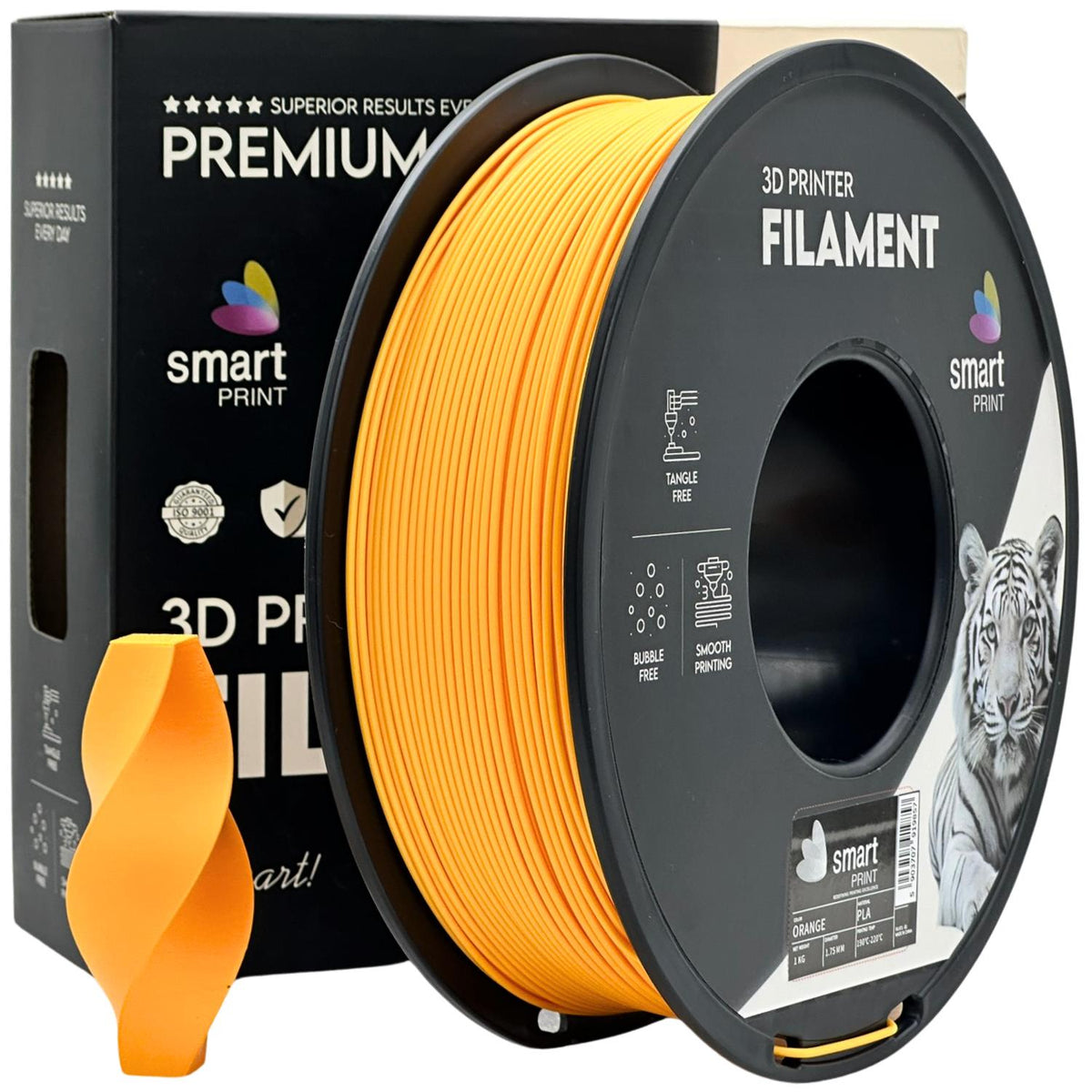 PLA-Filament orange Spule, Smart Print, 1,75 mm
