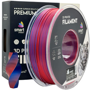 Filament Silk PLA Dual Color red blue | Smart Print